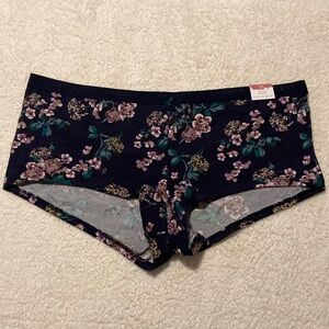 NWT Lane Bryant Cacique Garden Blossoms Maritime boyshort panties Size 18/20